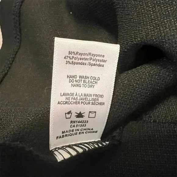 Anthropologie Bishop & Young One-Shoulder Bow Tie Top Black Size S - Picture 6 of 8